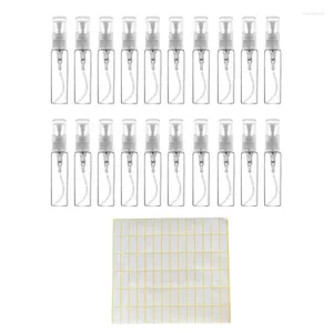 Butelki do przechowywania 50pcs 5 ml spray butelka Małe kosmetyczne opakowanie Atomizer Perfumy Atomizowanie płynny pojemnik do podróży