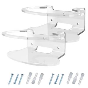 Routers 2PC Wall Mount For NETGEAR Orbi Dual Band Mesh WiFi For AC3000 2200 For RBK 20 23 43 50 WiFi Router Shelf Acrylic Holder Bracket