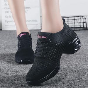 Casual Shoes Women's Arch Support Dance - Lace Up Air Cushion Mesh Sneakers With Soft Sole Comfort For Maximum And Style