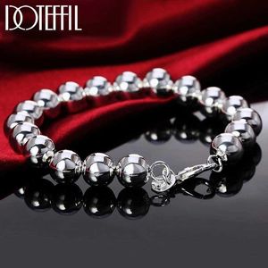 Kette 10mm Kettenperlen Mode Bracelets Schmuck für Frauen Männer Weihnachtsgeschenk Klassiker Hochzeit Y240420