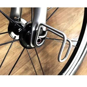 Lights Aceoffix Bike for Brompton K e gancho para Brompton E Type no guarda -lama dobrável bicicleta titânio Ultralight Pothook Acessórios