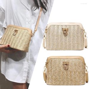 Piccole per spalle 2024 Summer Crossbody per donne fatte a mano Female Beach Party Holiday Bohemia Pacchetto