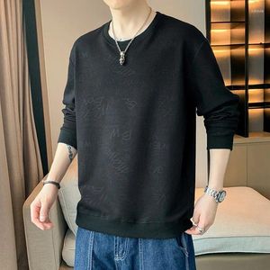 Herren Hoodies Männer Sweatshirts Modebrief gedruckt Frühling Herbst Langarm O-Neck Harajuku Streetwear Männliche lässige Pullover Tops