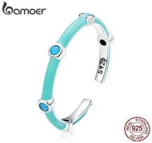 Wedding Rings 925 Sterling Silver Adjustable Delicate Turquoise for Women Beach Holiday Band Statement Jewelry Gift 2209205022555