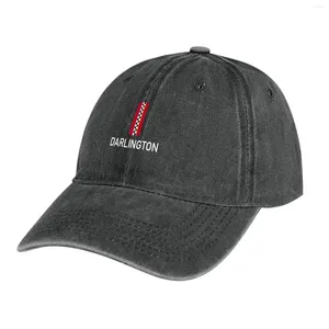 Berets Darlington Finish Line EMotorcon Cowboy Hat Man For The Sun Custom Cap Party Hats Women Men's