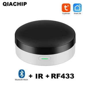 Kontrol Tuya Akıllı Anahtar TV IR RF 433 Evrensel Uzaktan Kumanda Bluetooth Gateway Hub ile Alexa Google Home Assistant Air Condition