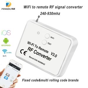 Control Universal Wireless Wifi to Rf Converter Phone Instead Remote Control 240930mhz for Smart Home