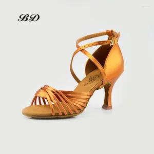 Dans Ayakkabıları Top Latin Kadınlar Yetişkin Yumuşak Sole Ulusal Standart Rumba Cha Cowboy Bd 207 10 Ayakkabı Kılıfları Topuk Kapak Çantası Hediyesi