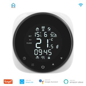 Контролировать Himojo Wi -Fi Smart Thermostat для воды/электрического напольного газового газового котла.