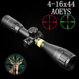 Escopos 416x44 AOEYS SCPES SCPES SNIPER Air Gun Sight para caçar airsoft óptico telescópico riflescopes Airsoft Optic Sight