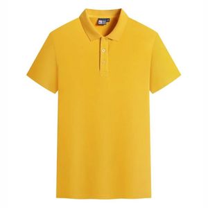 Sommar unisex polo skjorta kort ärm bomullspolyester blandning pique tshirt casual sport torr passform t för team 240419