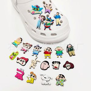 Anime charms wholesale Japanese super hero childhood memories funny gift cartoon charms shoe accessories pvc decoration buckle soft