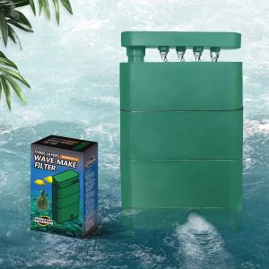 Purifiers 3in1 Turtle Tank Filter Low Water Level Internal Waterfall Circulation Draining Bio Filtration Amphibian Tank Filter