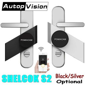 Control Silver/Black Sherlock S3 Smart Stick Lock Electronic Door Lock Bluetooth Wireless Eletronic Door Lock Smart Phone App Control