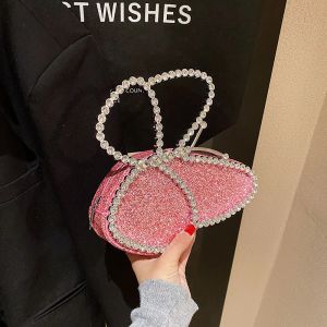 Väskor Trendiga design Shine Butterfly Evening Bags Handväskor och plånböcker för kvinnor Clutch Bags 2023