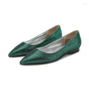 Casual Shoes Summer Pointy Bekväm Flat Fashion Office Ladies Boat Hollow One Pedal Breattable Shoes.
