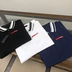 Mashire da polo da uomo cotone designer manica corta abbigliamento casual polso abiti da manica