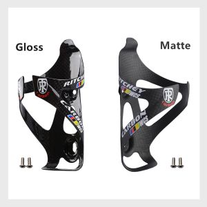 Ljus full kolfibercykel Vattenflaskbur Mtb Road Bike Bottle Holder Ultra Light Cycle Equipment Matt/Glossy