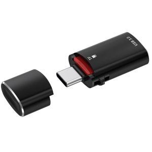 Nav 5st/parti 2 i 1 USB 3.0 Kvinna till USB 3.1 Manlig typ C OTG TF Micro SD -kortläsaradapter Hub för mobiltelefon surfplatta PC MacBook