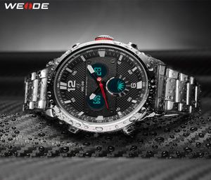 Weide Mens Sport Top Luxo Quartz Quartz Resistente a Rellojes Hombre Moda Alarm Casual Digital WristWatch Clock3391884