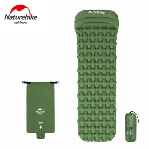 Bags Naturehike Air Mat Ultralight Portable Iatable Mattress Backpacking Waterproof Folding Bed Travel Camping Mat with Pillow