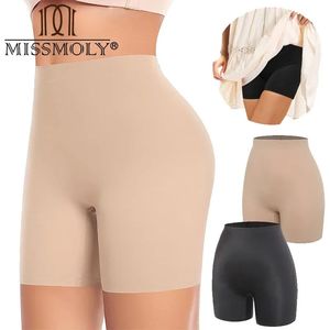 Pantaloncini da donna in giro per la vita ad alta vita a vita liscia a forma di cucitura per ragazzi mutandine mutandine mutande mutande biancheria intima shapers dimagrance short 240420