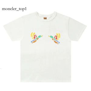 新しいファッションブランドヒューマンデザイナーメンズTシャツ漫画タイガーフライングパンダドッグピッグスラブコットンメン用女性女性サマービーチ1849