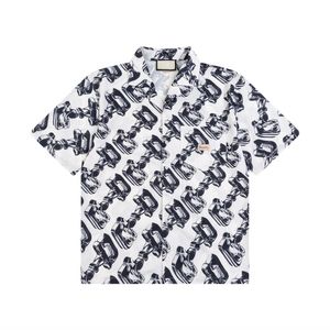 23人のアパレルメンズデザイナーTシャツ幾何学的パターンマンカジュアルシャツ男性ルクサ服パリストリートトレンドヒップホップトップスTシャツTシャツZPCS235