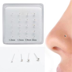 Smycken 925 Sterling Silver Nose Stud 1