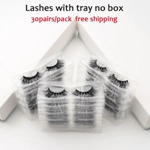 30 pairspack Visofree Lashes 3D Mink Eyelashes Full Strip Handmade Premium Hair Multiuse False Makeup 240420