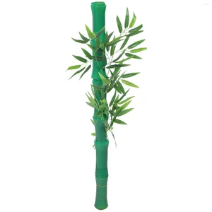 装飾的な花水竹の配管装飾花花輪の飾りキッチンスリーブプラスチック製の偽のチューブ