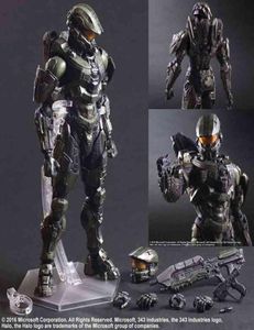 Play Arts Kai Game Anime Halo 5 Guardians NO1 PVC Action Figure Modello da collezione Toy 26Cm GK Modle Gewapende Soldaat4148577