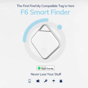 Kontroll F6 -spårningsenheter Bluetooth Tracker Remote Control Lost Key Finder Smart Tag Location Tracking Location Sharing Finder