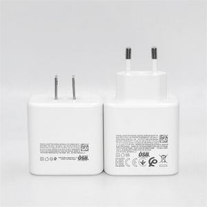 25 Вт USB-C Fast Charger PD Super Fast Charge Power Adapter для Galaxy S20 S21 S22 S23 S24 Plus Примечание 20 Ultra 10 Z Flip Fold 5 4 3 2 1 Аксессуары настенные зарядные устройства Power Charge