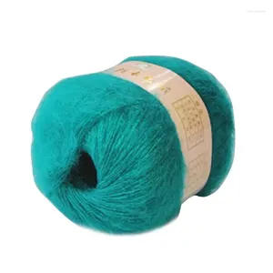 Decorative Figurines Soft Mohair Knitting Wool Yarn DIY Shawl Scarf Crochet Thread Supplies