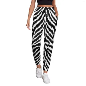 Women's Pants Zebra Print Jogger Cool Zebras Skin Design Casual Big Size Sweatpants Spring Female Graphic Hippie Trousers