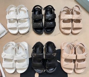 New Designer Sandals Rubber Thick Soled Gear Hollow Baotou Ladies Casual Heightening Buckle Roman Tide Outdoor Beach Sandal With Box Double Straps Monolith Sandals