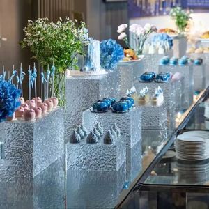 12 pezzi di decorazione del matrimonio barre barre barre porta tavolo da tavolo da tavolo a buffet bomboniere artigianato centrotatore hotel hotel per la festa della torta bevande alimentari