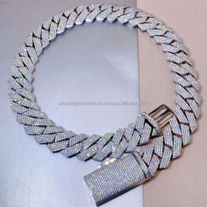 Big Hip Hop Cuban Chain VVS Moissanite Cuban Link Dobra cena lodowa Mięsie