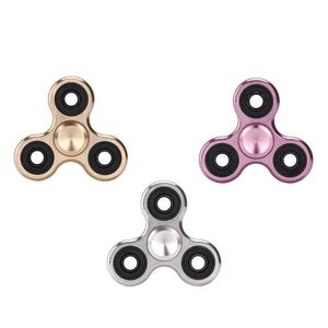 Zabawa dekompresji Nowa aluminium fidget fidget spinner edc ręka do autyzmu ADHD lęk stres ulżywotnia metalowa ręka spinner fidget zabawki t240422