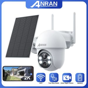 Камеры Anran Q1 2K Solar Battery Camera 7800MAH 3MP PTZ Wireless Wi -Fi -камера PIR Гуманоид обнаружение Smart Night Vision Solar Powered