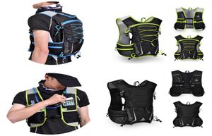 Caminhamentos para caminhadas ao ar livre Ciclismo de corrida Pacote de hidratação Backpack Sports Sports Saco de água Pacote de maratona Offroad Light Breathable 5L R8198497