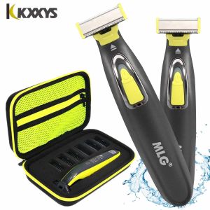 Clippers One Blade Hybrid Electric Trimmer Razor Shaver Waterproof Washable Beard Grooming Body Hair Groomer for Men and Women