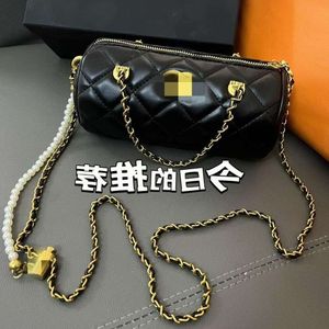 designerka torba crossbody Chenel Cylindryczne złotą kulę średniowieczną torbę krzyżową cylindryczny łańcuch diamentowy worka na ramię