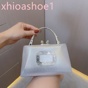 Light Luxury Designer Women's Dinner Shoulder Bag Women's Shell Bag 2024 New Handbag Single Shoulder Bag Handheld Underarm Bag Crossbody Women's Wallet Diamond H230-3