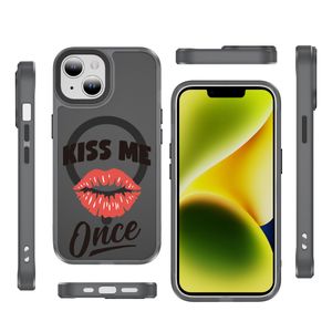 A European and American magnetic phone case suitable for iPhone 11-15 ProMax series