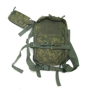 Väskor SMTP WE124 Rysk Army EMR Ryggsäck Little Green Man Emr Tactical Ryggsäck Molle Assault Bag Military Fan Outdoor Ryggsäck