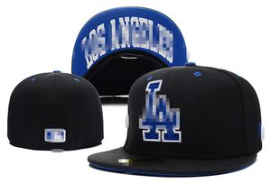 Designer Mashion Basketball Team Team Classic Color Flat Peak Full Size Los Angeles LA CHIUSA Baseball Sports Aits Cappelli a misura di taglia 7- Dimensione 8 Snapback della squadra di basket A21