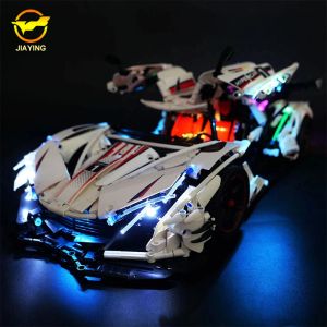 Блоки светодиодные комплекты для Cada 61053 Super Sportscar Gumpert Apollo Build Blocks Accessories Toy Lamp (только освещение без блоков)