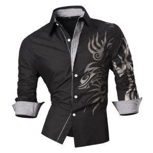 Shirts Jeansian Spring Autumn Features Shirts Men Casual Jeans Shirt New Arrival Long Sleeve Casual Male Shirts Z001